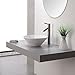 Kraus FVS-1002SN Sheven Single Lever Vessel Bathroom Faucet Satin Nickel