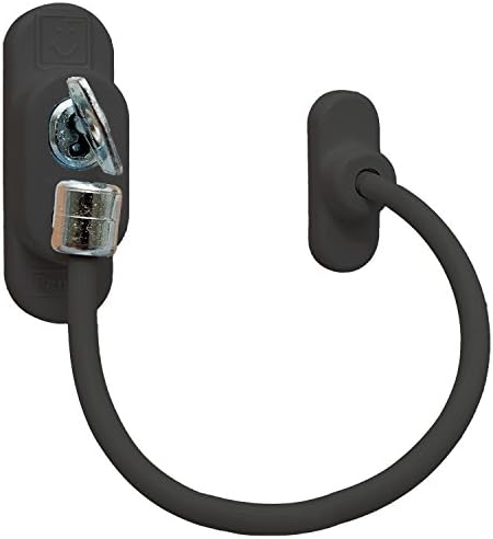 ComfoRED- Window Door Restrictor Cable Lock For Pet Safety (Black)