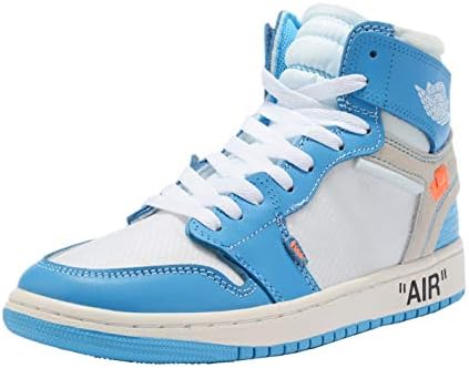 The 10 Pair Air aj1 High Retro Off UNC Blue OG White Sneakers Shoes