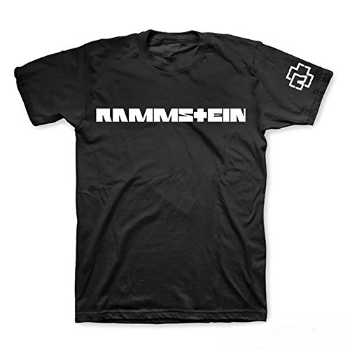 Rammstein Logo Men's BLACK T-Shirt (XL)
