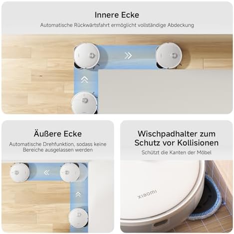 S40 Pro Saugroboter mit Wischfunktion, 15.000 Pa, ausziehbare Arme — Foto 2 von 8