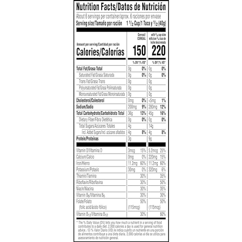 RICE KRISPIES, BREAKFAST CEREAL, ORIGINAL, FAT FREE FOOD, 9OZ BOX