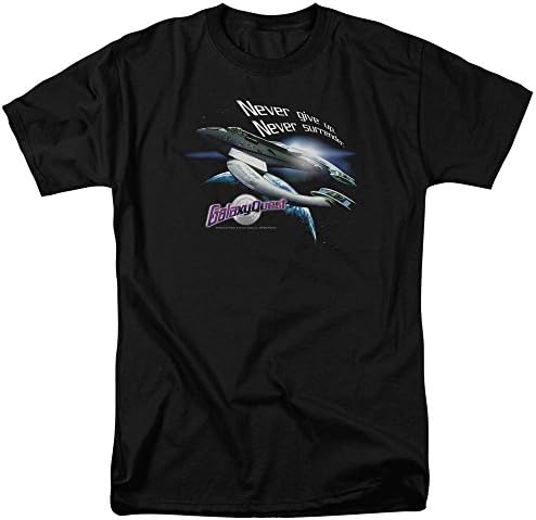 Galaxy Quest Men's Never Surrender Classic T-shirt XX-Large Black