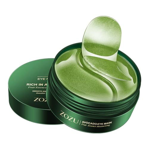 Green Cosmos 24k Under Eye Patches - 30 Pairs - Under Eye Mask for Eye Care,Hydrating Moisturizing Eye Mask Patch Under Eye Patches for Dark Circles and Puffiness (Avacado)