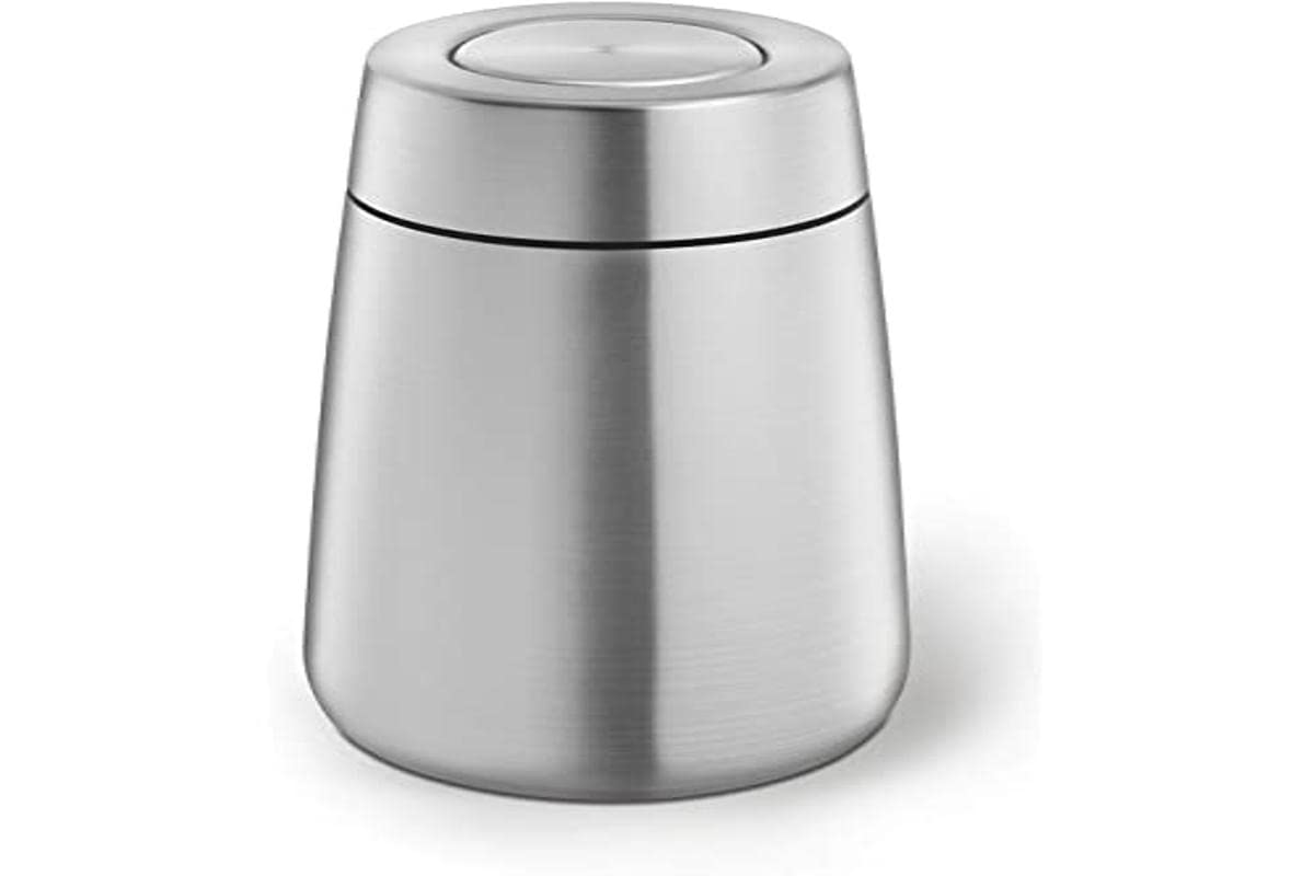 ZACK Bevo sweetnener Dispenser (for Pills Form ONLY), Stainless Metallic Brushed Finish