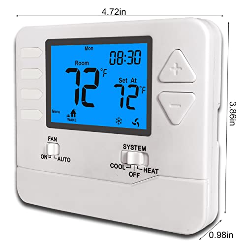 Thermostats, Suuwer 511 Day Programmable Thermostat for Home, up to 1