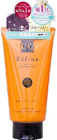 Amazon ニューアル前商品 レフィーネ ヘッドスパトリートメントカラー 140g ダークブラウン リニューアル後は染まり10 アップ レフィーネ Refine 白髪染め 通販