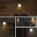 VESHOW Stick-On Night Light, Motion Sensor Night Light, Warm White LED, Bedroom, Closet, Kitchen, Hallway, Stairs, Energy Efficient, Compact, 2-pack