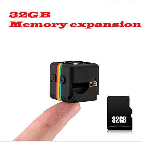 Disposable Camera,Hidden Cameras,Mini Spy Hidden Camera Portable Small Hd Nanny Cam 1080P Hd & Motion Detection (Black, 0.98 inch)