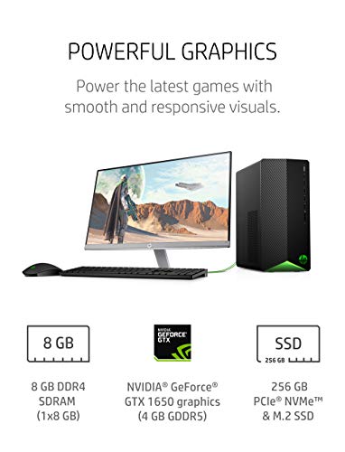 HP Pavilion Gaming Desktop, NVIDIA GeForce GTX 1650, Intel Core i5-10400F, 8 GB DDR4 RAM, 256 GB PCIe NVMe SSD, Windows… - Image 4