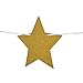 Tinksky TWINKLE TWINKLE LITTLE STAR Banner Baby Shower Birthday Party Decoration (Gold)