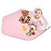 beebeerun Kids Play Mat Plush Carpet Rug Hexagon Coral Play Mat Rug for Princess Tent