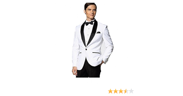 white jacket black lapel