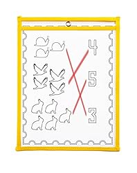 10 Dry Erase Pockets, Oversize 10 Inch x 13 Inch