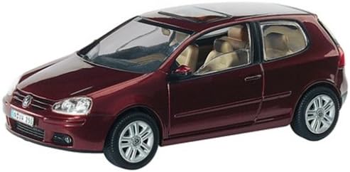 Die-cast Model VW Golf Mark V (1:43 scale in Metallic Red)
