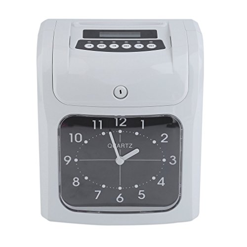 Belovedkai Electronic Employee Time Recorder Time Clock Punch Clock Payroll Recorder,960SEP, Two Color Printing, w/ 50 Time Cards & 2 Keys (Time Clock) - Thumbnail 3