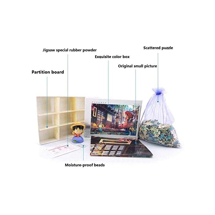 HWYLOVE Puzzles Madera Rompecabezas 1000 Piezas,Alivie el estrés Juego Adulto Elefantes de Colores DIY Decoraciones para el hogar Decoración Moderna para el hogar únicos - Imagen 3