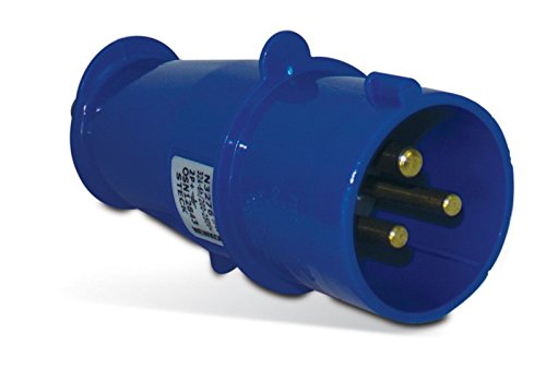 Pino Industrial 3 Pólos e Terra 16 A Azul Steck