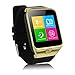 CNPGD All-in-1 Watch Cell Phone & Smart Watch Sync to Android iOS Smart Phone (Gold Plus)