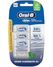 Oral-B Glide Pro-Health Deep Clean Cool Mint Dental Floss, Value 3 Pack (40m Each) (Packgaing May Vary)