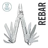 LEATHERMAN - Rebar Multitool with Premium Replaceable Wire Cutters and Saw, Stainless Steel with Nylon Sheath (FFP)