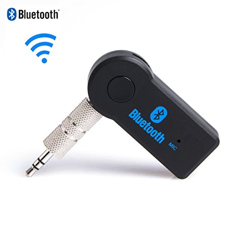 Onlier V3.0 + EDR/A2DP Bluetooth Car Receiver,Hand-Free Car Kit Wireless 3.5mm Music Aux Adapter Receiver for Car Audio Music Streaming Sound System