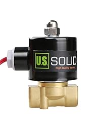 Válvula solenoide de acero inoxidable 3/8 pulgadas para aire, agua y combustible, 24 VAC, normalmente cerrada, Viton