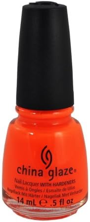 China Glaze Nail Polish Wow Factor ORANGE KNOCKOUT Lacquer 70641 Salon .5 oz FUN