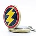 Vintage Cool Flash Quartz Pocket Watch Analog Pendant Necklace Chain Mens Boys Gifts