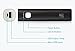 Mini 3400mAh Portable Power Bank, iXCC (3rd Generation) Lipstick-Sized Charger Compact Aluminum External Battery for iPhone, Galaxy and More - Black