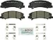BOSCH BC1159 QuietCast Premium Ceramic Disc Brake Pad Set - Compatible With Select Buick Allure, LaCrosse, Lucerne; Cadillac DTS; Chevrolet Impala, Monte Carlo; FRONT