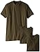 Soffe Mens 3 Pack - 100% Cotton Military Tee, OD Green, Large