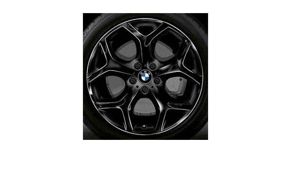 Original BMW aluminio Llanta X5 E70/LCI y de radios 214 Negro ...