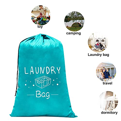 Sylfairy 2 Pack Extra Large Travel Laundry Bag, Durable RipStop Dirty