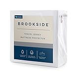 Brookside Tencel Jersey Mattress Protector-Soft and Quiet-Hypoallergenic-Waterproof-Repels Allergens and Dust Mites-10 Year U.S. Warranty, Split King