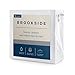 Brookside Tencel Jersey Mattress Protector - Soft and Quiet - Hypoallergenic - Waterproof - Repels Allergens and Dust Mites - 10 Year U.S. Warranty - Split King