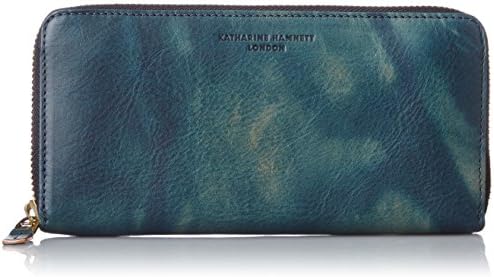 [キャサリンハムネットロンドン] 財布 高級イタリアベジタブルタンニンレザー FLUID フルイド ラウンドファスナー長財布 490-59204