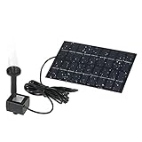 TOMTOP 1.8W 9V New Solar Brushless Pump For Water Cycle/Pond Fountain/Rockery Fountain