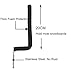 YYST Stainless Steel Snowboard Wall Rack Snowboard Wall Mount Horizontal Display - No Board