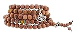108 Tibetan Cedar Yoga Meditation Prayer Beads Mala Necklace Wrap Bracelet