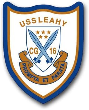 US Navy Ship USS Leahy CG-16 Decal Sticker 3.8"