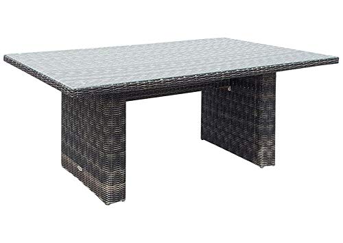 Gravidus Gartentisch mit Glasplatte 200 x 100 cm
