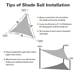 12'X12'X17' Rust Red Shade Sail Triangle Curved Sun