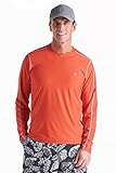 Coolibar UPF 50+ Men's Long Sleeve Aqua T-Shirt - Sun Protective