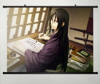 Wall Scroll Poster Fabric Painting For Anime Hakuouki Hijikata Toshizo 069