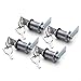 Fasmov 4 Pack Drawer & Cabinet Lock Cam Locks with 1-1/4