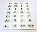 Harmonica Key Labels - 28 Count Deluxe