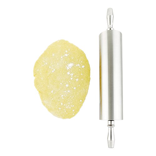 Rolling Pin, Smooth Roll - Aluminum - Professional Grade - 13