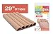 ZenToes Toe Tubes - Fabric Sleeve Protectors with Gel Lining - 5 Tube Sleeve Set - 29
