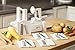 Food and Vegetable Spiralizer Mandoline Slicer: 5 Blade Spiral Chopper Peeler Grater Kitchen Gadgets